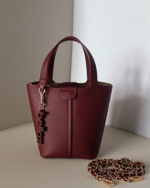 Babyone in Red Burgundy (Chain Strap)