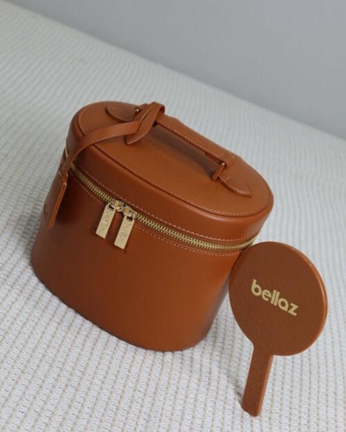 Vanity Makeup Bag Brown Toffee
